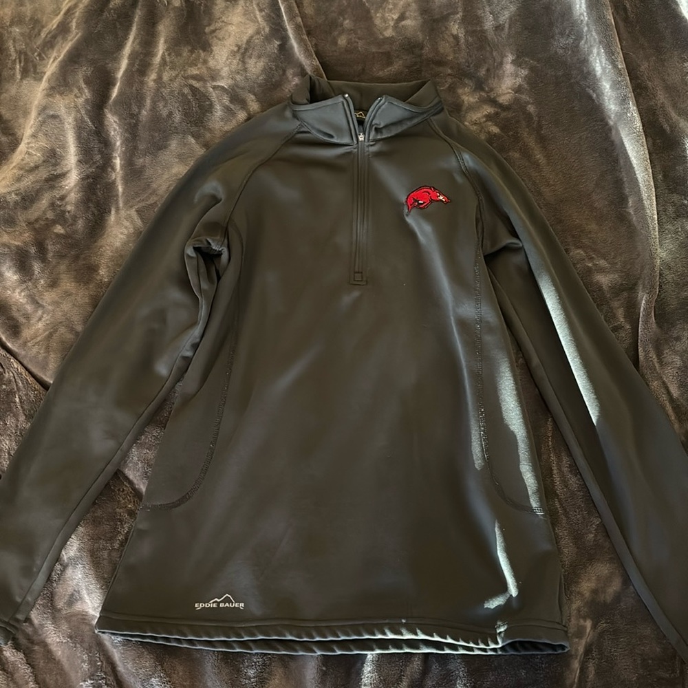 Eddie Bauer University of Arkansas quarter zip
